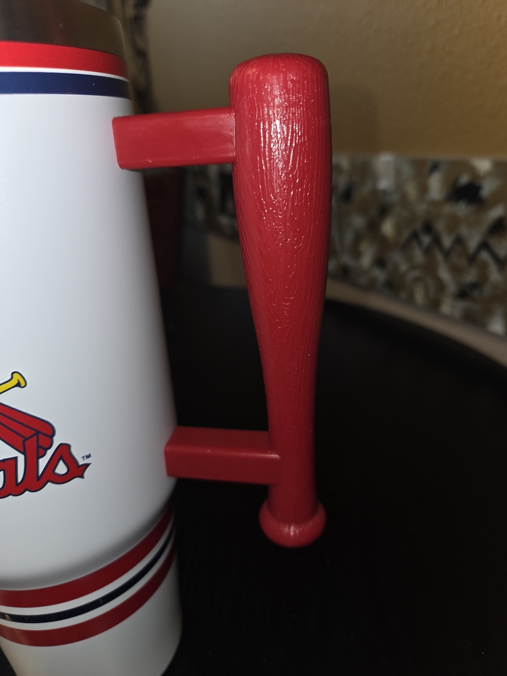 St. Louis Cardinals White & Red Travel Mug with Handle - Picture 8 of 8